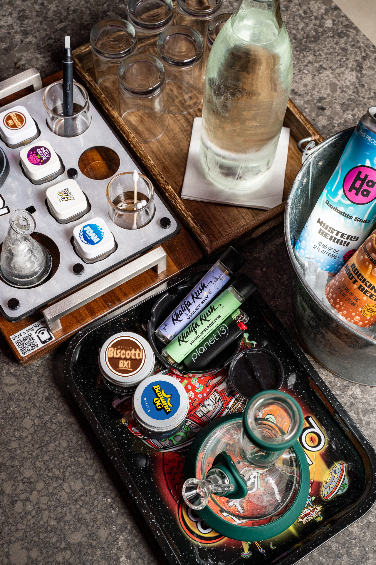 Cannabis package deals at DAED! consumption lounge las vegas Planet 13